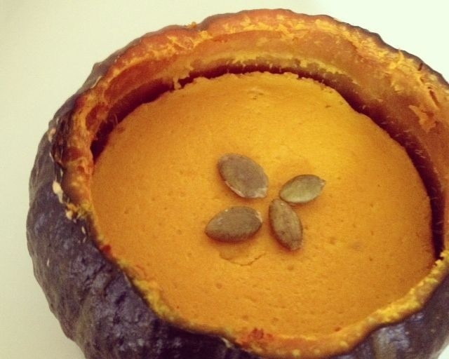 1. Kabocha Custard Pudding