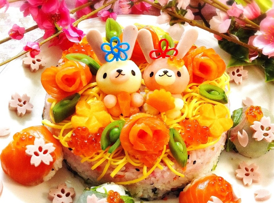 兔子壽司蛋糕