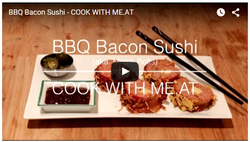 BBQ Bacon Sushi!?