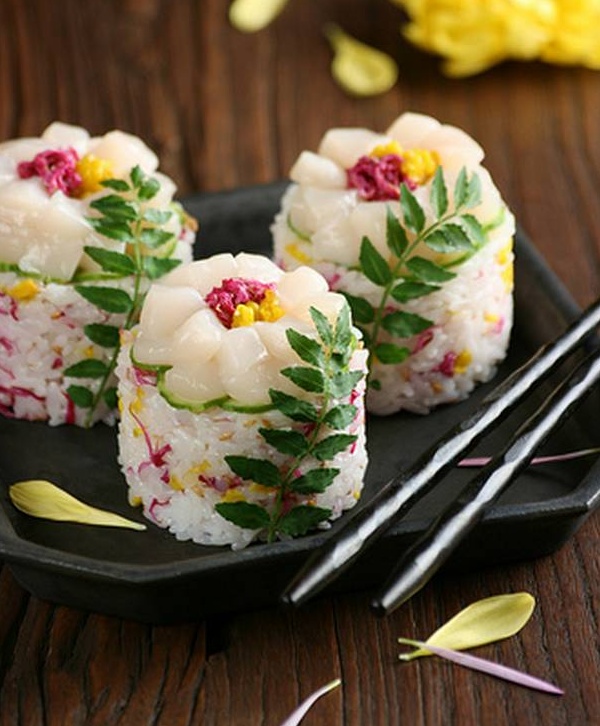 3. Floral Rolls