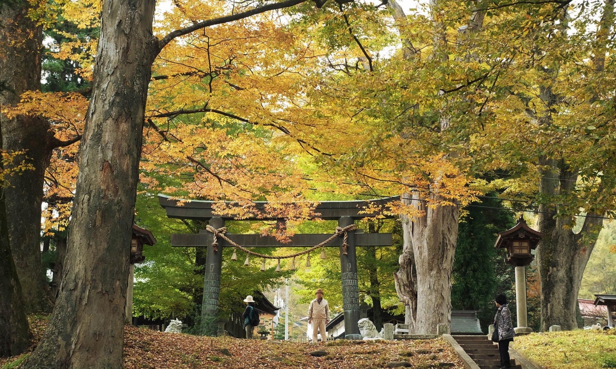 5. A Road That Links the Past to the Present  (Suwa Taisha, Nagano)