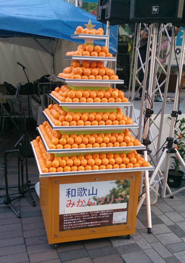 6. Mikan Christmas Tree