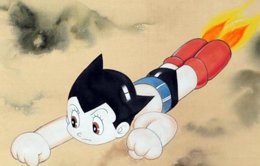 Astro Boy Meets the Rinpa School of Painting