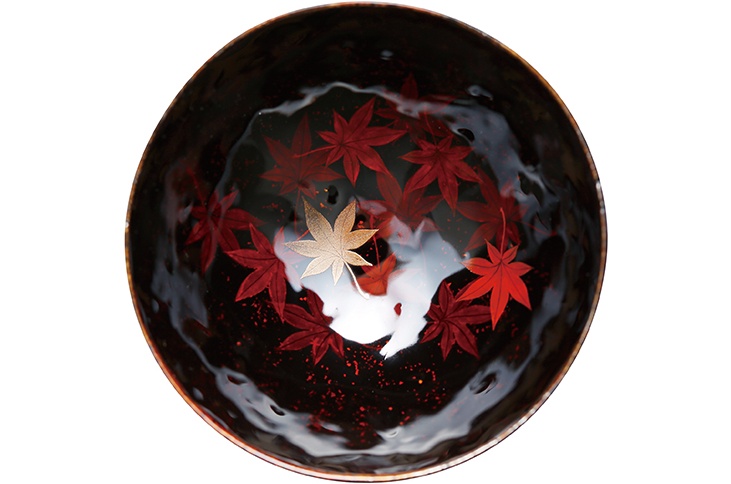 2. Lacquered Nambu Iron Sake Cup