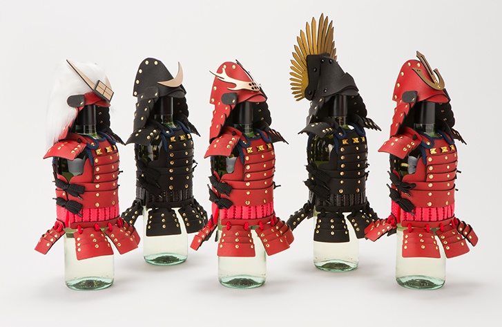 5. Samurai Armor Bottle Covers