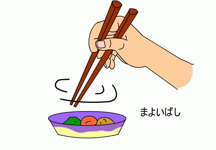 7. Don’t hover or touch food without taking it, and always pause to eat your rice