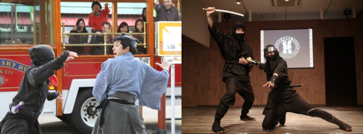 3. Samurai & Ninja Entertainment Bus & Ninja Experience (Asakusa)