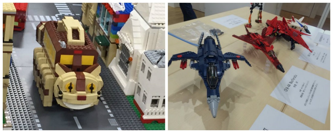 Anime Characters & Aircraft Get Lego-ized