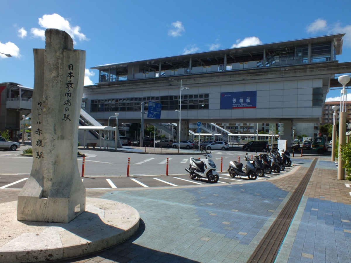 全日本最南的车站——冲绳赤岭站