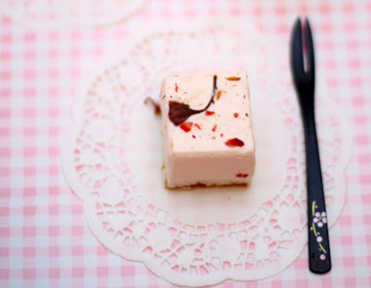 12. Sakura Cherry Blossom Cheesecake