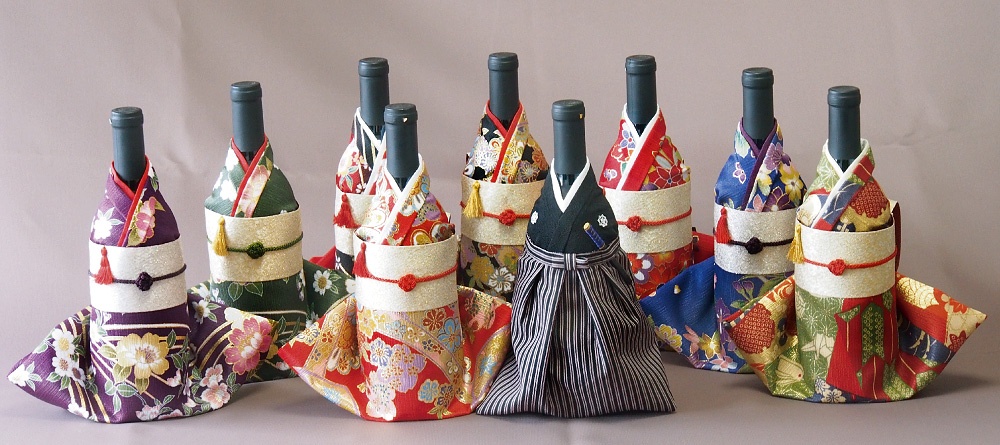 1. Kimono Bottle Covers