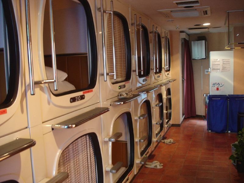 2. Capsule Hotel