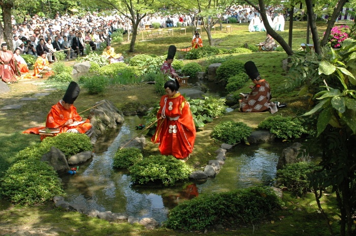 2. Kyokusui-no-En (April 29, Kyoto)