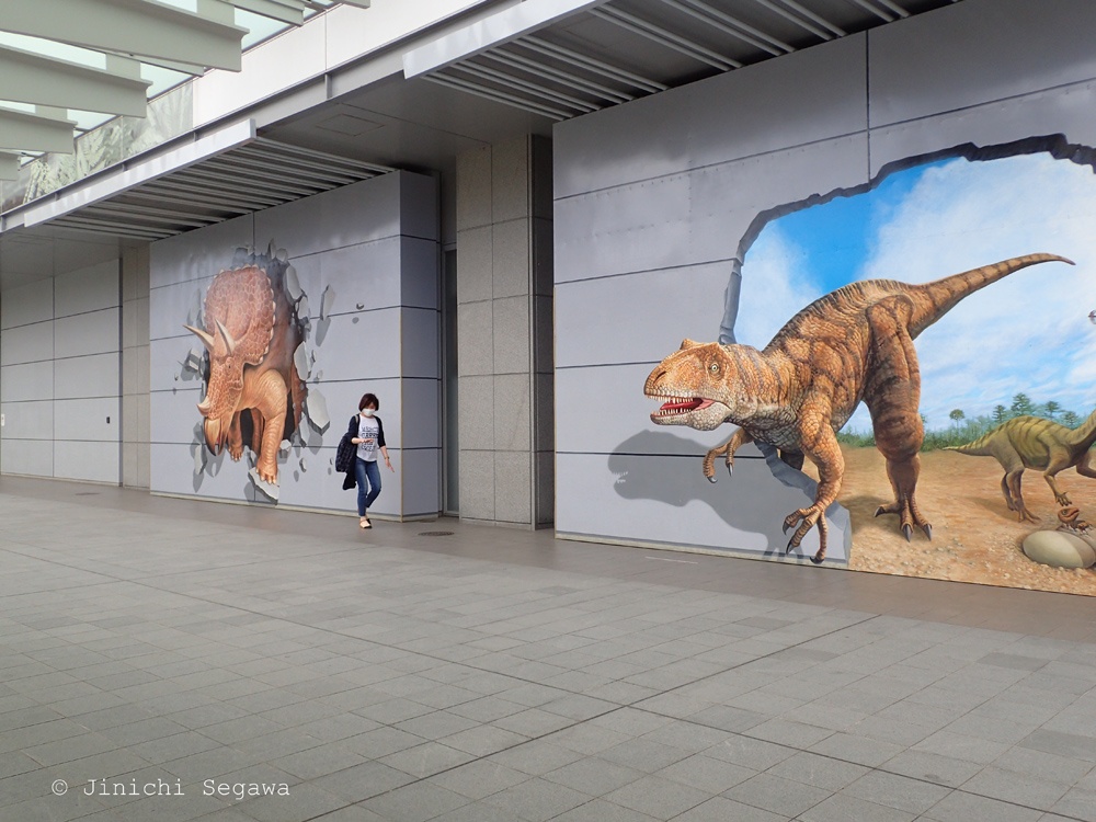 3D版恐龙壁画