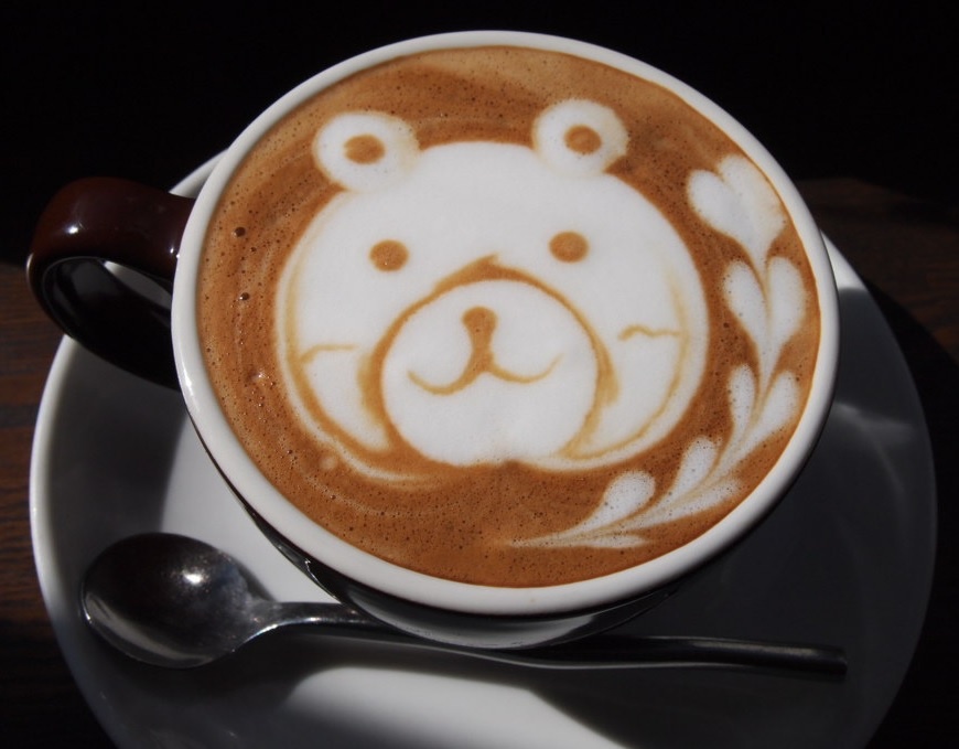 2. หมียิ้มแป้น จาก Cafe One (Jiyugaoka)