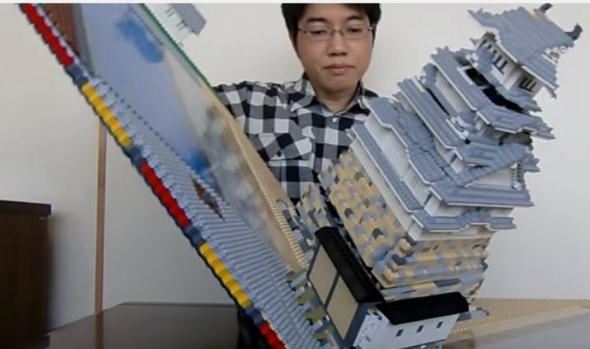 Folding Lego Samurai Not Included