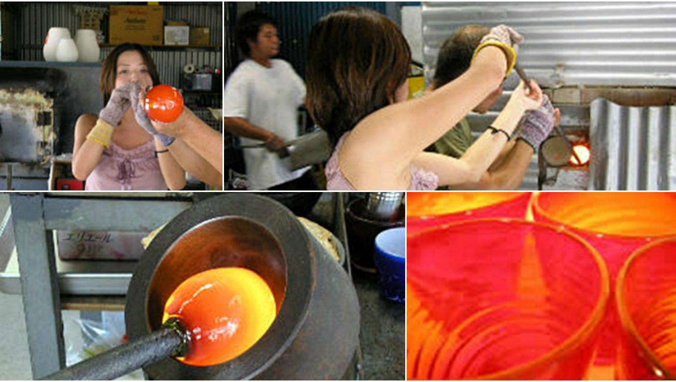 Traditional Ryukyu Glassblowing Lesson in Naha