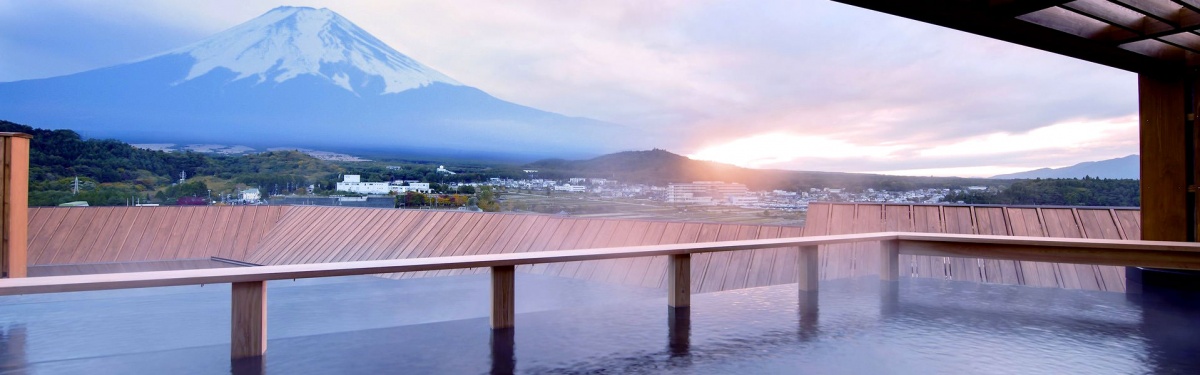 ■引以為豪的日式風情庭園與富士山景緻