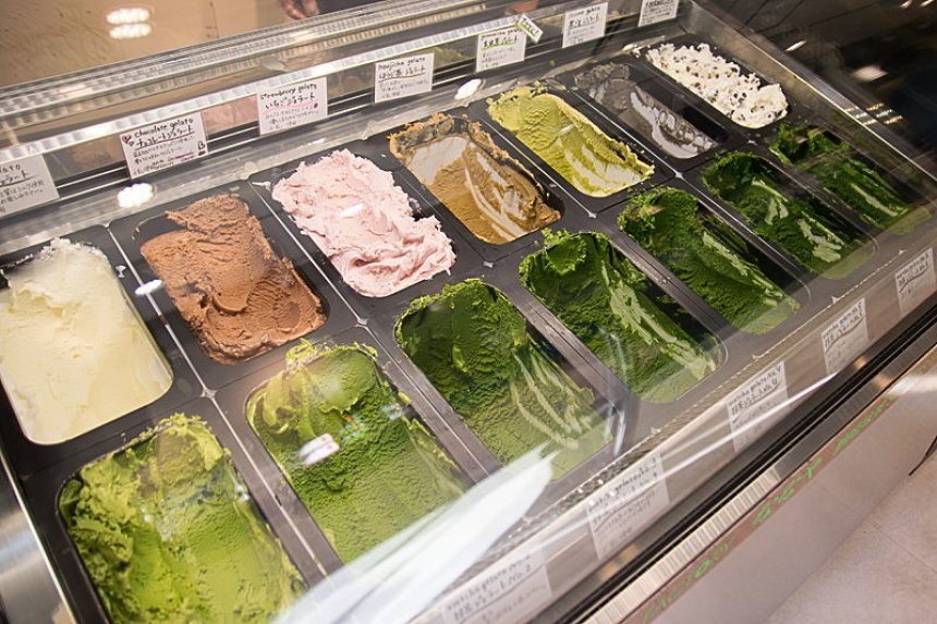 10. Richest green tea matcha gelato in the world: Suzukien