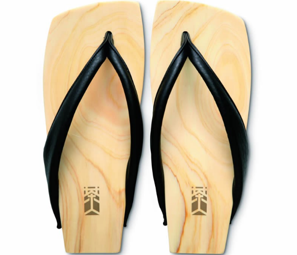 4. Mizutori Sajin Japanese Modern Geta Sandals