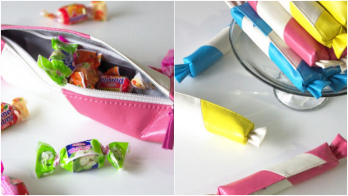 4. Yuruliku Candy-Wrap Pencil Case