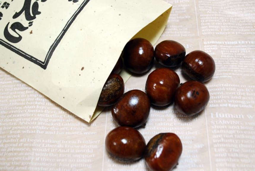 8. Amazing roasted chestnuts from Hayashi Mansyodo