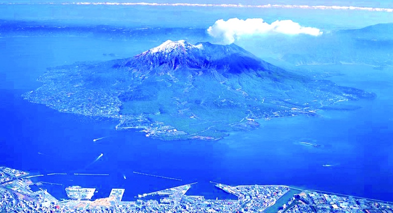 13. 世界稀有活火山：樱岛