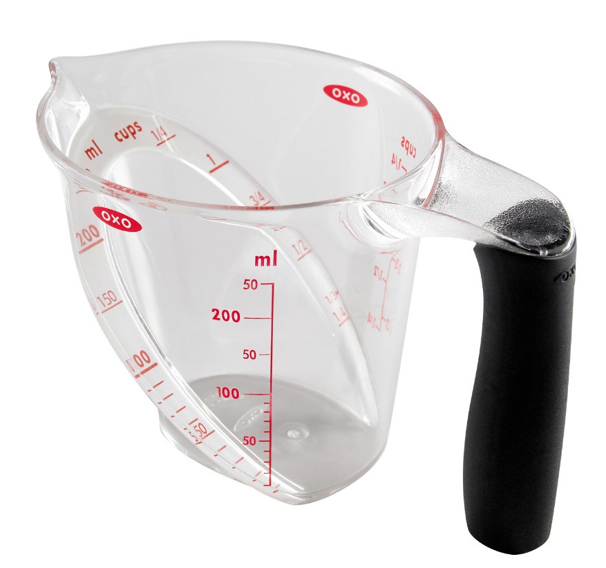 3. Liquid Measuring Cup with Inclined Scale