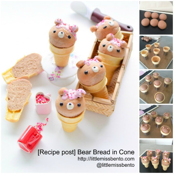 3. Bear Bread in a Cone Cup