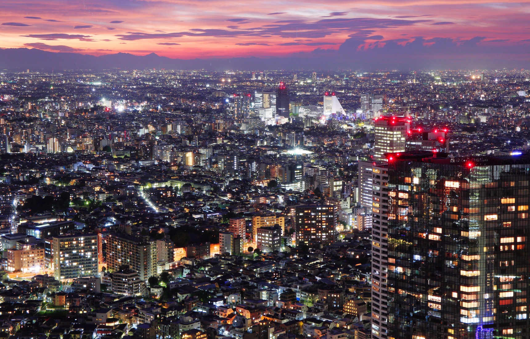 도쿄의 멋진 야경을 공짜로 보기