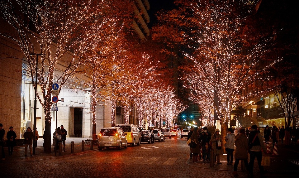 5. บรรยากาศของคริสต์มาสญี่ปุ่นเริ่มหลังจากวันฮัลโลวีนทันที