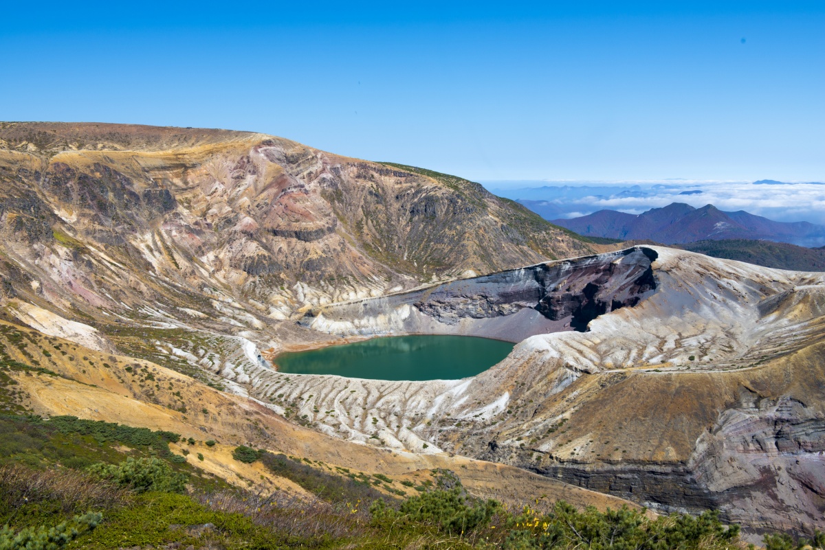 4. Okama Crater (Miyagi)