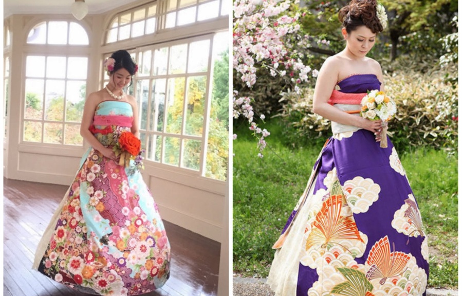 East Meets West in Wedding Dress Form