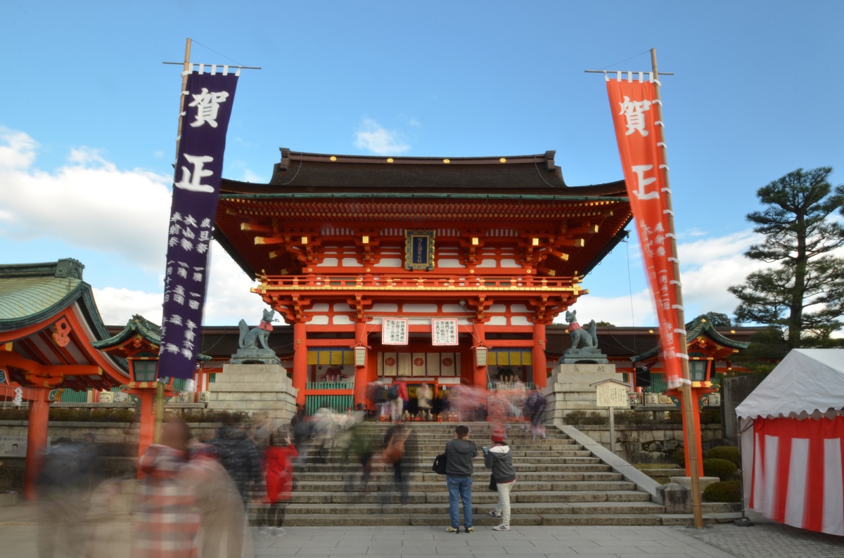 5. Fushimi Inari-taisha—2,700,000 คน