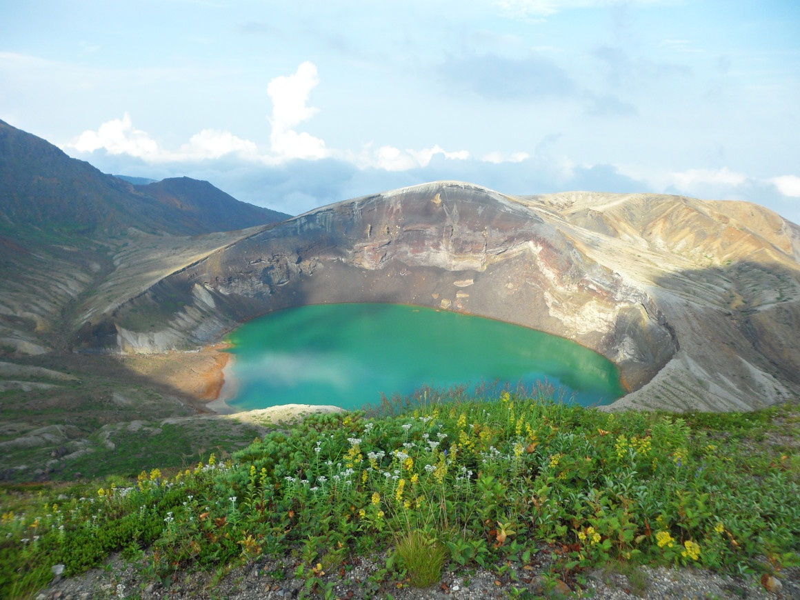 4. Miyagi Prefecture — Okama Crater, Zao Mountain Range
