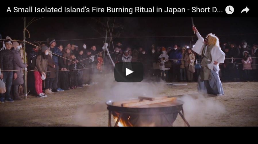 Small Island Burns for Japan's Early Days