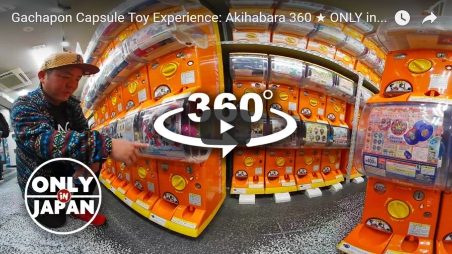 360-Degree 'Gachapon' Adventure in Akihabara