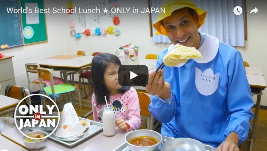 Tokyo Restaurant Serves Real School Lunches