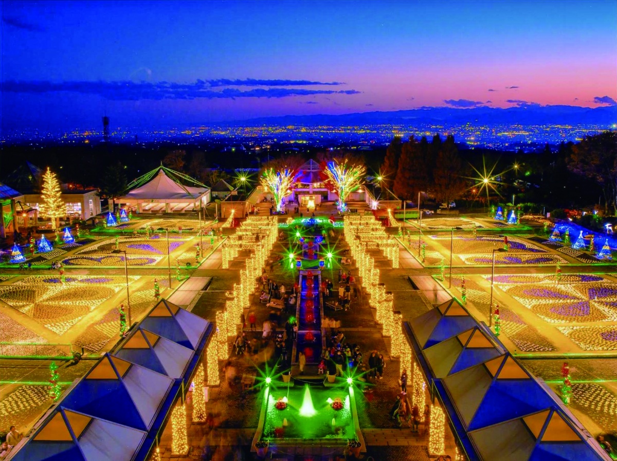 Illumination at Gunma Flower Park