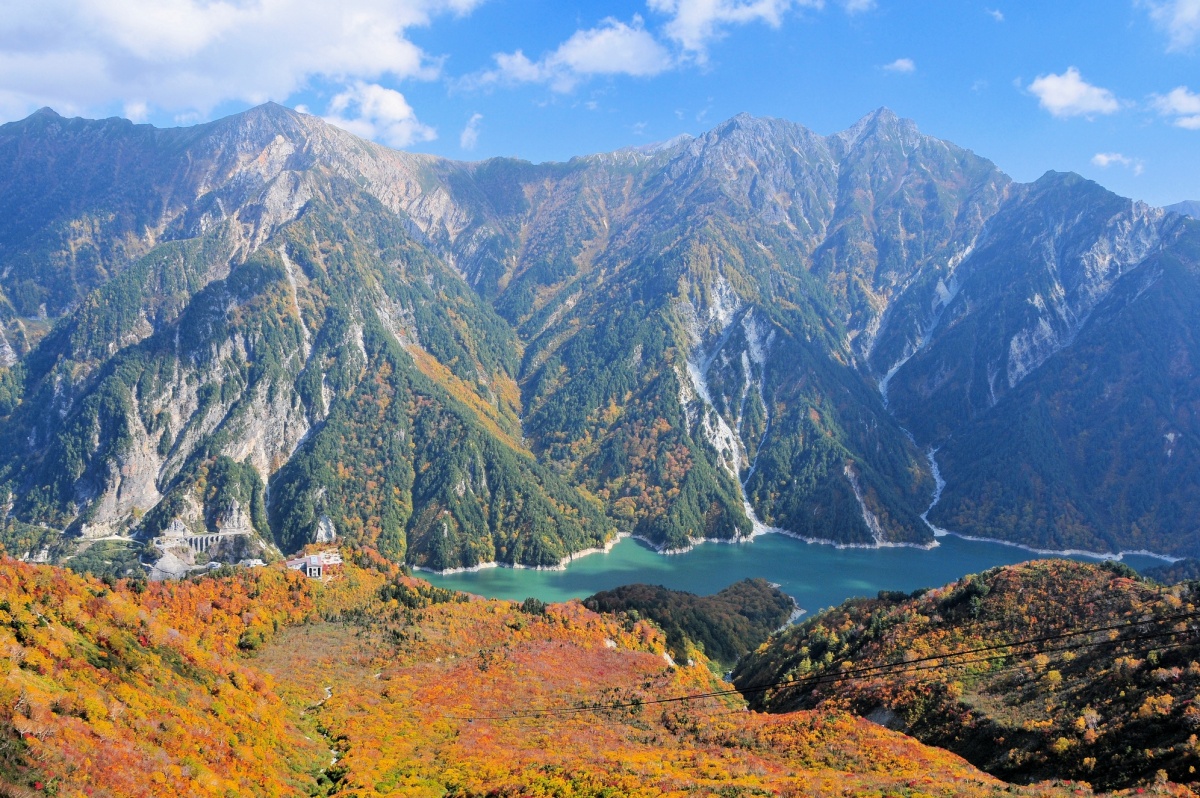 第3位：立山黑部阿尔卑斯山脉路线（富山县—长野县）