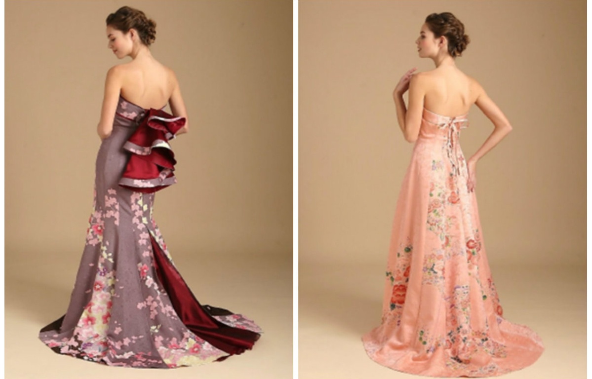 Fashioning a Wedding Dress Out of a Kimono