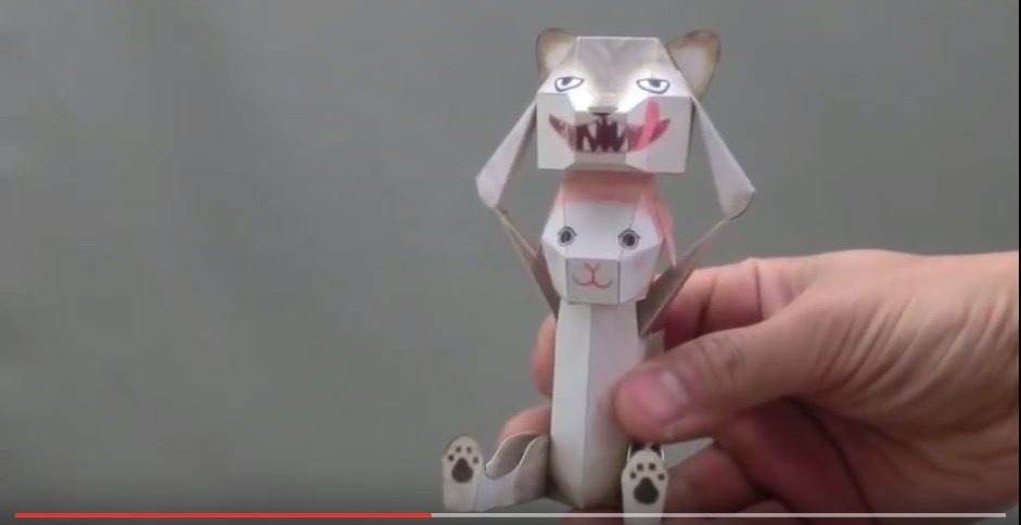 Japanese Paper Puppets Transform with a Tap