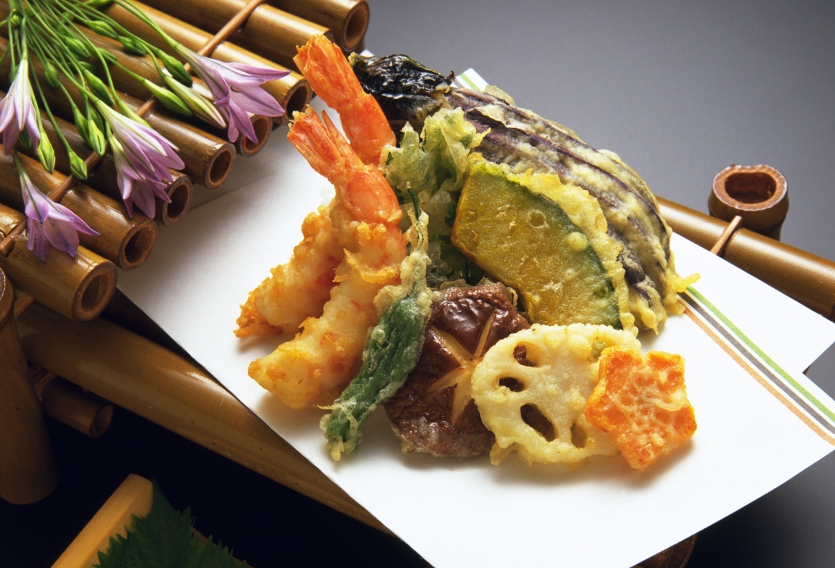 7. Tempura-Battered Seafood & Vegetables