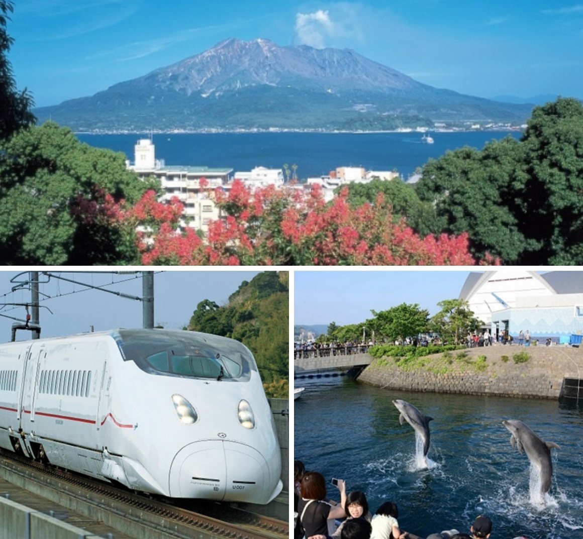4. Round-Trip Bullet Train & One-Day City Pass to Kagoshima City from Fukuoka