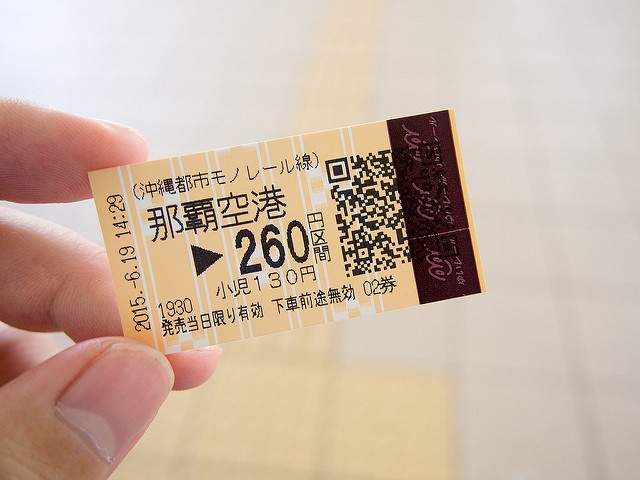 Yui Rail Ticket Types