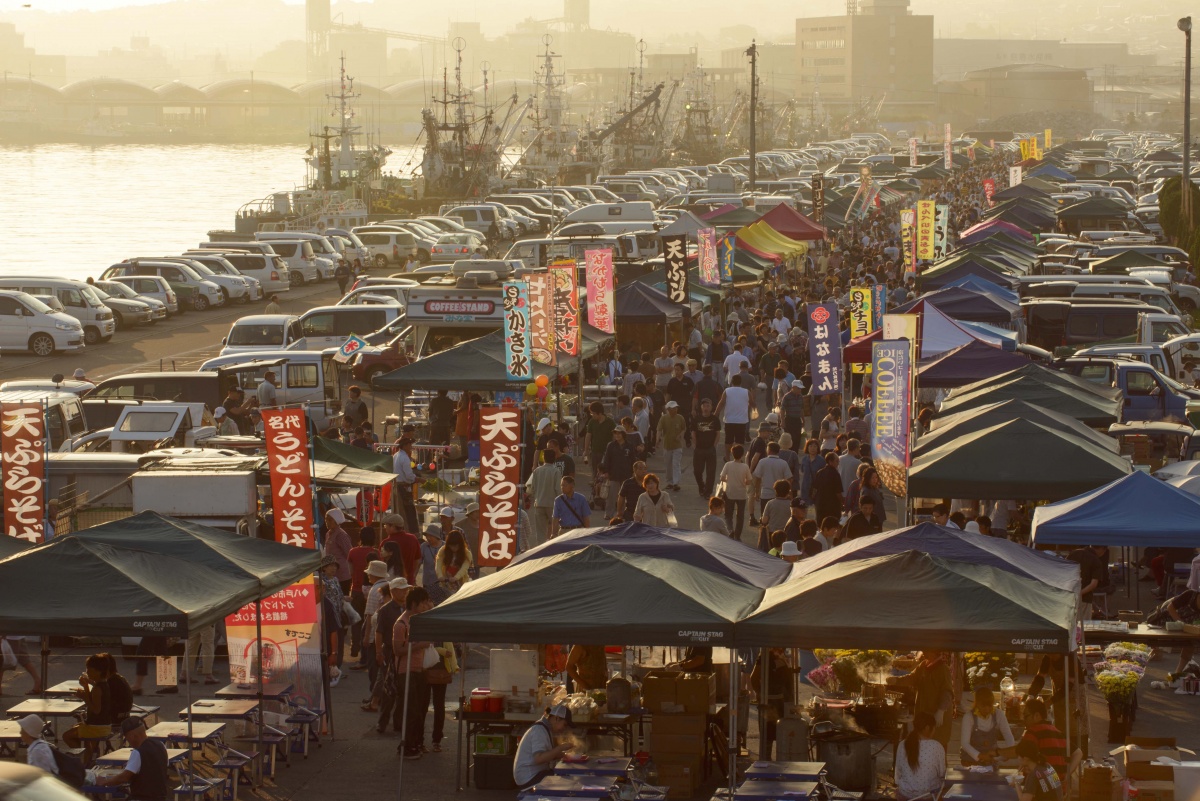 Tatehana Wharf Morning Market