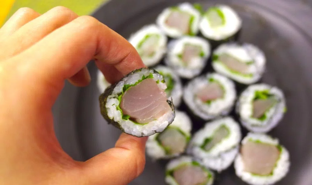 Why Is This Sushi Roll White Instead of Red?