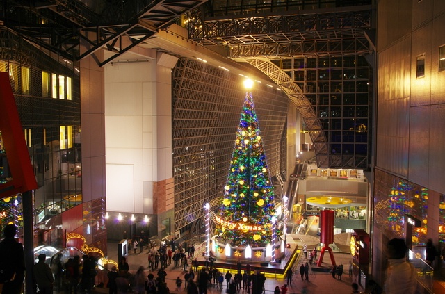 TOP19 — 京都│京都车站大楼「圣诞点灯」
