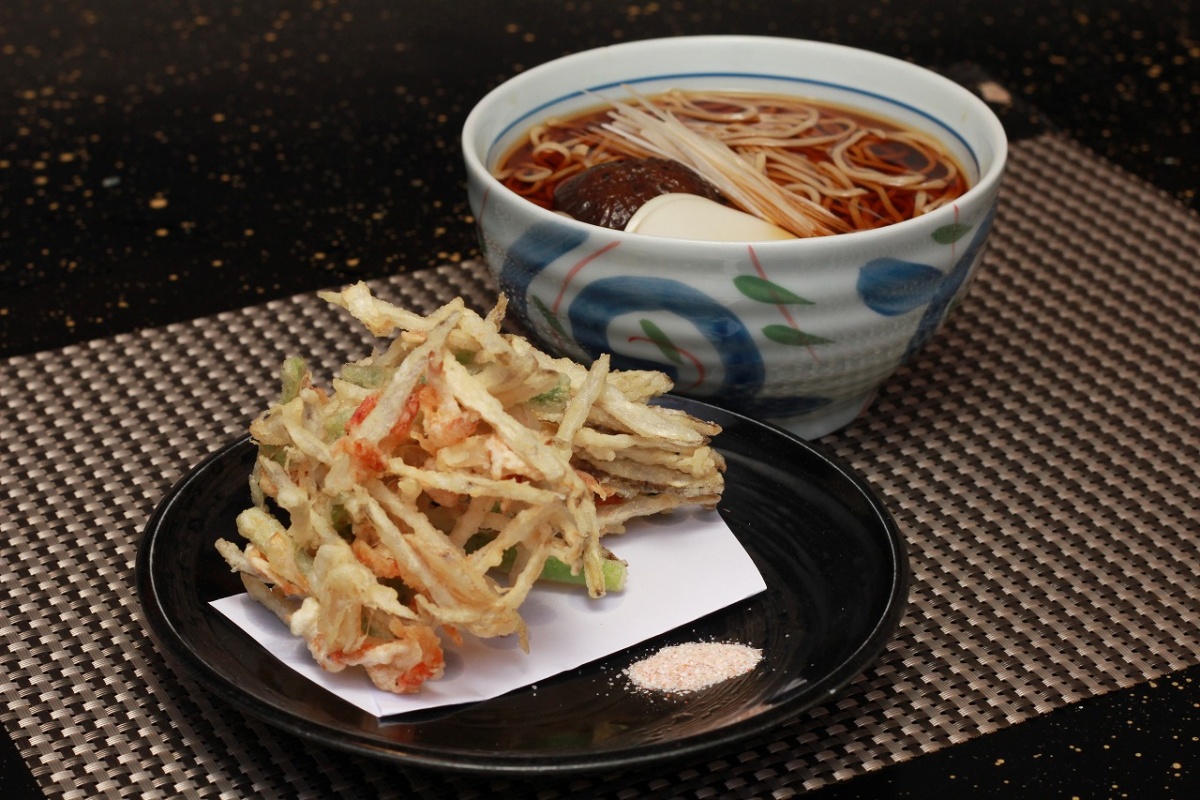 Monbei — soba noodles carefully mill the buckwheat flour themselves