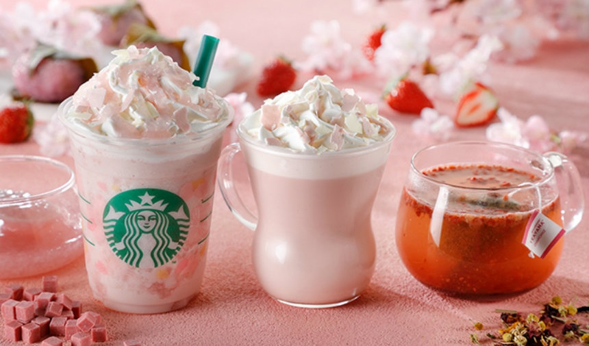 Starbucks Unveils 2018 Sakura Drink Line